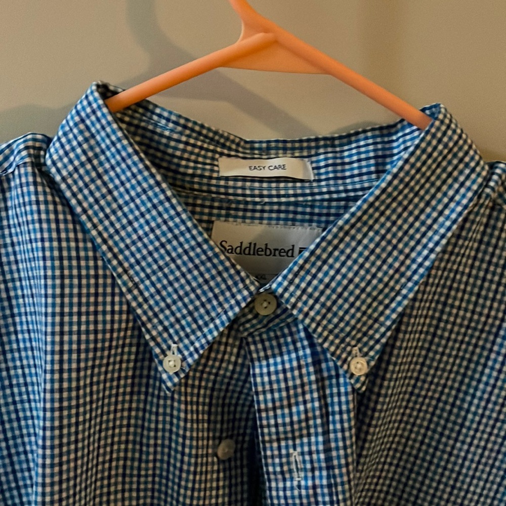Gray button down dress shirt